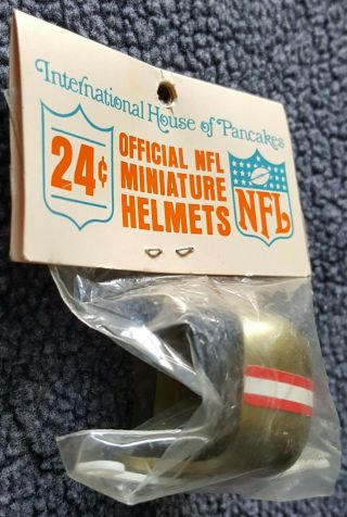 1971 IHOP INTERNATIONAL HOUSE OF PANCAKES MINIATURE NFL FOOTBALL HELMET 49ERS 2