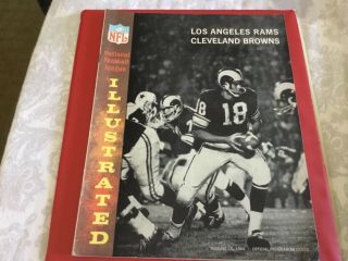 Rams Vs Browns 9/14/1964 Nlf Game Program