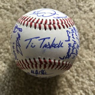 2019 Texas Tech Red Raiders Signed College World Series Game Ball 2
