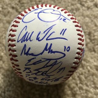 2019 Texas Tech Red Raiders Signed College World Series Game Ball 4