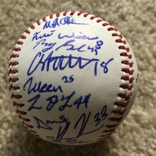 2019 Texas Tech Red Raiders Signed College World Series Game Ball 5