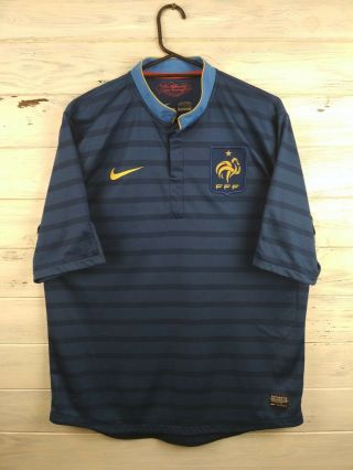 France Jersey Large 2012 2013 Home Shirt 449680 - 405 Soccer Football Nike