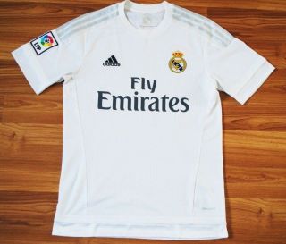 Real Madrid Spain 2015 2016 Home Football Shirt Jersey Camiseta Adidas Small