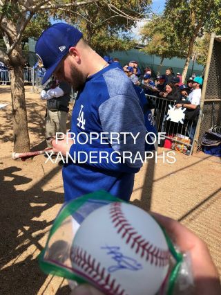Alex Verdugo Signed Autographed Los Angeles Dodgers Oml Baseball Proof