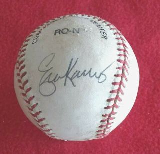 Eric Karros - La Dodgers Roy & All Star Firstbase - Autographed Mlb Baseball