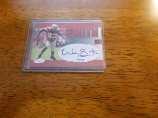 Ohio State Autographed Football Card Signed By The Late Will Smith
