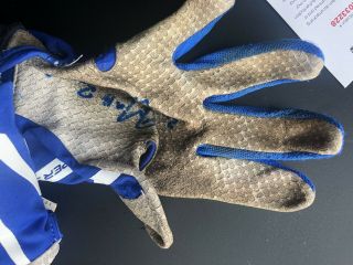 Matt Beaty TWO Autographed Signed GAME Batting Gloves - BOTH SIGNED 2