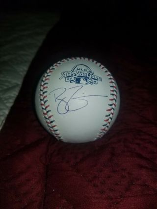 Nationals Ryan Zinmerman Autographed Official 2009 All Star Game Baseball.  Jsa