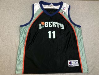 Champion York Ny Liberty Wnba 11 Weatherspoon Basketball Jersey Medium