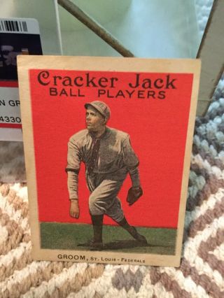1914 Cracker Jack “bob Groom” 46