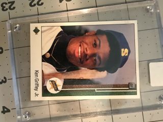 1989 Upper Deck Ken Griffey Jr.  Rookie Card 1 Seattle Mariners Hofer Sharp Card