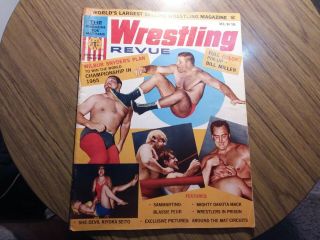 1964 Wrestling Revue - Full Color Pin Up - Bill Miller