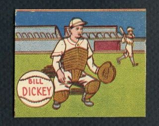 1943 R302 - 1 M.  P.  & Co.  Bill Dickey Yankees Ex,  365599 (kycards)