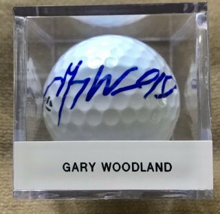 Gary Woodland Signed Taylormade Golf Ball Auto Pga Autograph,  Cube Ku