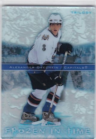 Alex Ovechkin 2006 - 07 Upper Deck Trilogy Frozen In Time 871/999 Ft1 Capitals