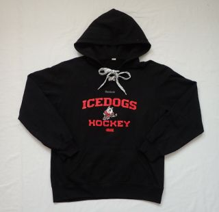 Niagara Ice Dogs Ohl Team Issued Pro Stock Athletic Hoodie Size Medium