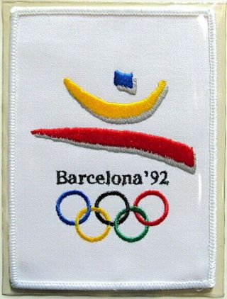 1992 Summer Olympics Xxv Barcelona Olympic Games Patch Willabee Ward Patch Only