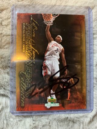 Lebron James Autographed Rookie Card 2004 32 Comes With 