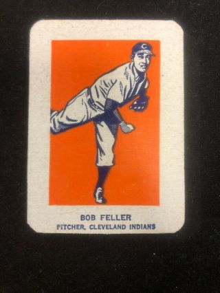 1952 Wheaties - Bob Feller (action) Cleveland Indians Hof