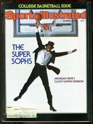 Si: Sports Illustrated November 27,  1978 Magic Johnson,  Basketball,  Spartans,  G