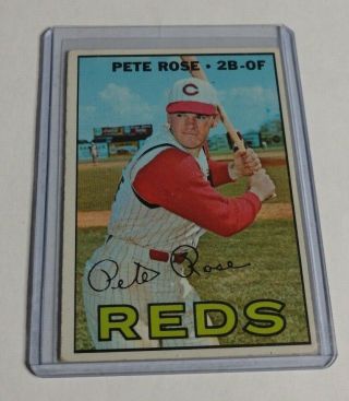 R10,  119 - Pete Rose - 1967 Topps - 430 - Reds -
