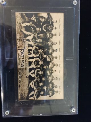 1913 T200 Fatima Team Card Chicago Americans Psa 1
