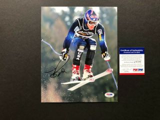 Bode Miller Hot Signed Autographed Us Olympic Skiing 8x10 Photo Psa/dna