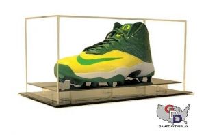 Counter Or Desk Top Large Shoe Display Case By Gameday Display Size 17 And Under