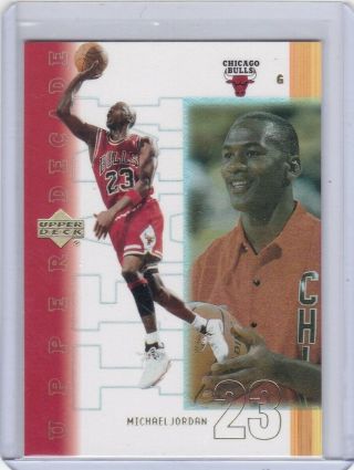Michael Jordan 2001 - 02 Upper Deck Upper Decade Team Insert Ud1 Chicago Bulls