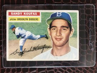 1956 Topps Sandy Koufax,  79