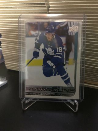 2018/19 Upper Deck Andreas Johnsson Young Guns Rookie Card