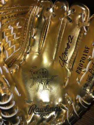Andrew Mccutchen Philadelphia Phillies Signed Miniature Gold Glove Award Jsa
