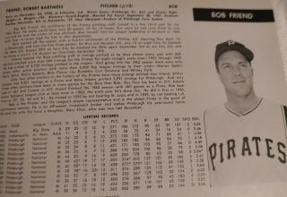 1963 Pittsburgh Pirates Yearbook - Roberto Clemente Willie Stargell 4