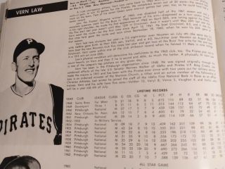 1963 Pittsburgh Pirates Yearbook - Roberto Clemente Willie Stargell 5
