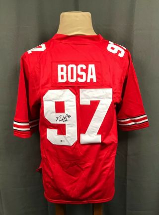 Nick Bosa 97 Signed Ohio State Buckeyes Nike Jersey Auto Sz Xl Beckett Bas