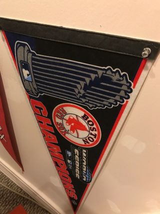 Boston Red Sox World Series Champions Package Full Size Pennants 2004,  2007