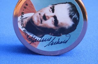 Maurice Richard HOF Canadiens Signed Auto Official Signature Puck ' d 005/200 2