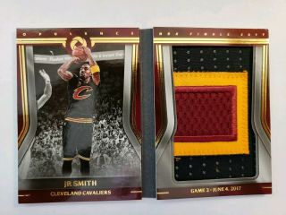Jr Smith 2017 - 18 Panini Opulence Cleveland Cavaliers Nba Finals Booklet 12/ 20