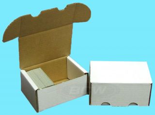 3 Bcw 300 Count Cardboard Storage Boxes Trading Sports Card Holder Case Baseball