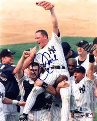 David Cone Signed Autographed 8x10 Photo York Yankees Legend Beckett Bas