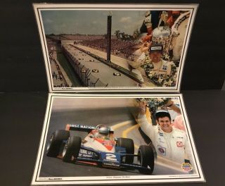 7 Indy Car Photographics Mats Ongais Al & Bobby Unser AJ Foyt Rutherford F1 4
