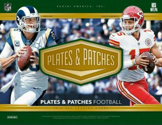 Minnesota Vikings - 2018 Panini Plates & Patches Half Case 6 Box Live Break 1