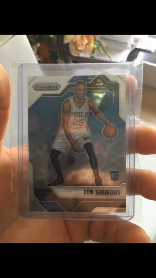 Ben Simmons 76ers Rc 2016 - 17 Panini Prizm Rookie Base Pack Fresh Not The Silver