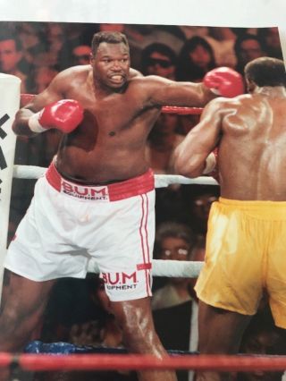 LARRY HOLMES 8” X 10” Photo BOXING HOF Color Heavyweight Champion 2