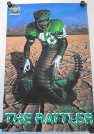 Ronnie Lott,  The Rattler - Orig.  Vintage Poster 2385 / Exc.  Cond.  - 23 X 35 "