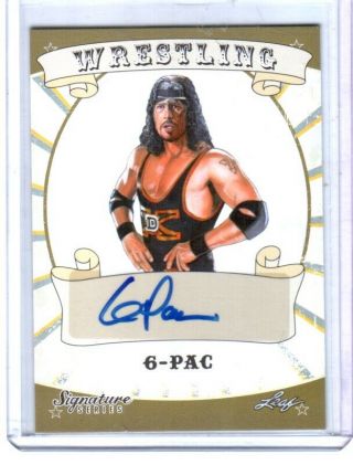 6 - Pac 2016 Leaf Wrestling Signature Series Authentic Autograph Card
