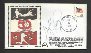Gaylord Perry 1979 All Star Autographed Gateway Stamp Envelope Seattle Postmark