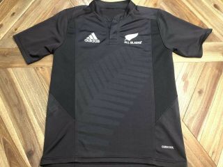 Mens Adidas All Blacks Home Jersey Zealand Short Sleeve Rugby Shirt Size Sm?