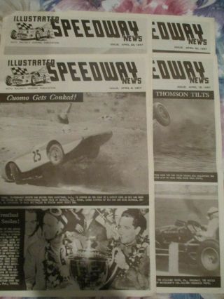4 April 1957 Issues " Illustrated Speedway News " 2nd,  15th,  23rd,  & 30th