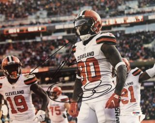 Jarvis Landry Signed Autographed Cleveland Browns 11x14 Photo Bless’m Psa/dna